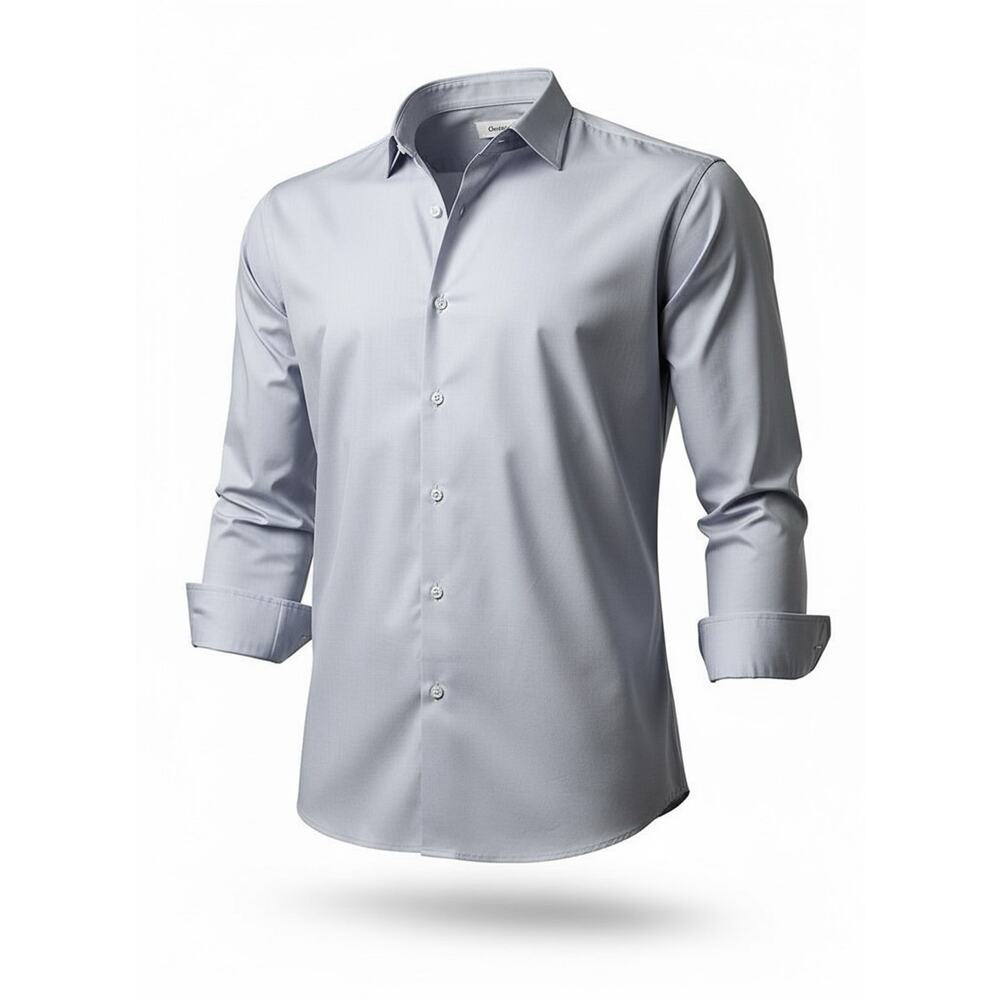 Goodfellow‎ & Co Button-Down Shirt Large Blue Long Sleeve
